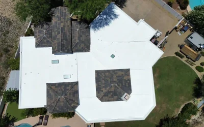 Foam Roof Installation: 10194 East Aster Dr Scottsdale Arizona 85260
